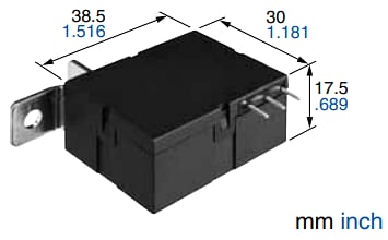 Panasonic Industrial Devices DZ-S 90A Power Latching Relays