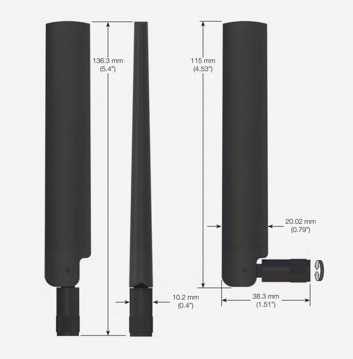 Schematic - TE Connectivity / Linx Technologies ANT-LTE-WS LTE Blade Dipole Antenna