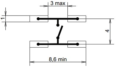 Mechanical Drawing - C&K Switches KSC-XA Soft Sound Tactile Switches