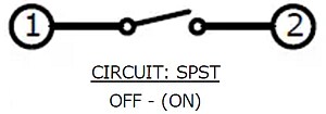 Schematic - E-Switch TL6155 Tactile Switch