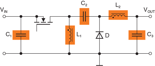 Application Circuit Diagram - EPCOS / TDK Coupled Inductors