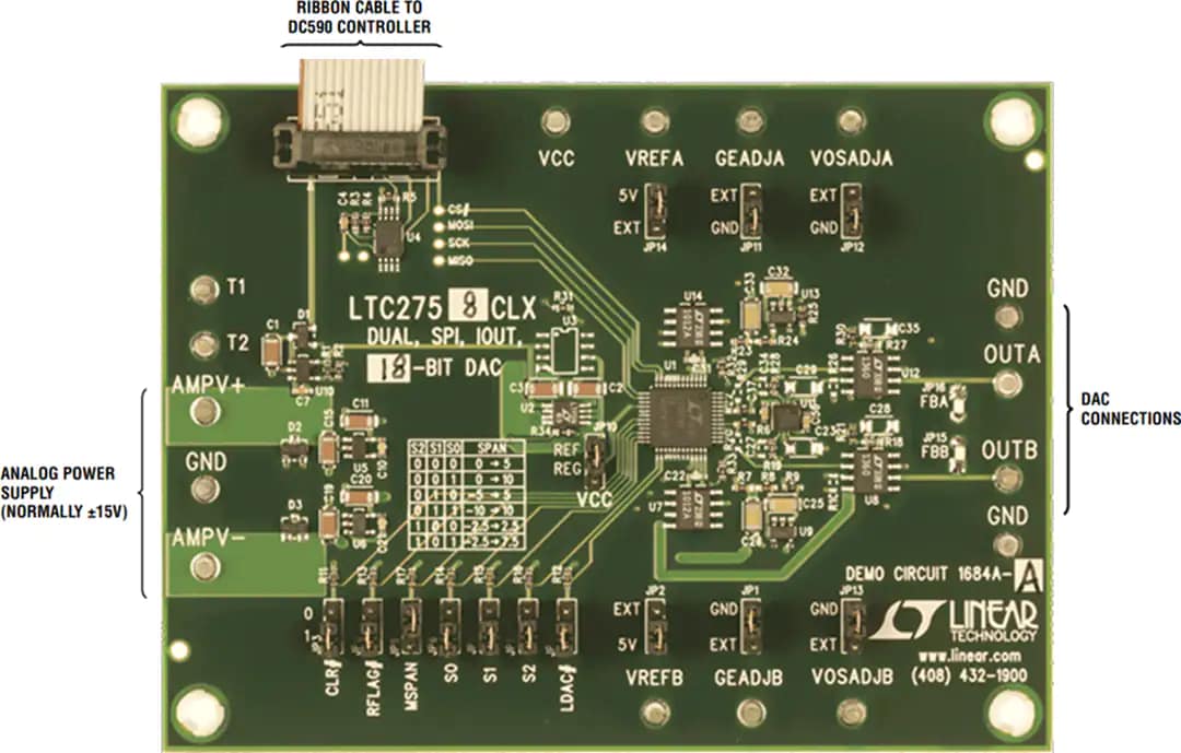Analog Devices Inc. LTC2758 Demo Board (DC1684A-A)