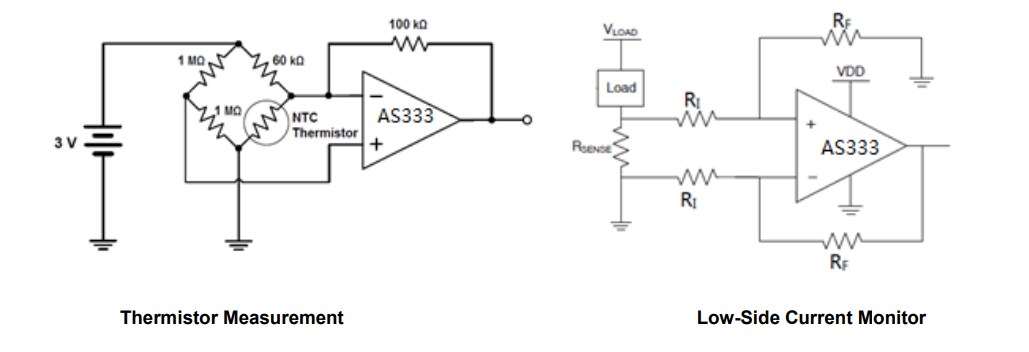 Application Circuit Diagram - Diodes Incorporated AS333x Micropower CMOS Op Amplifiers