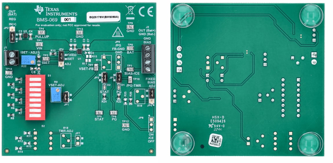 Location Circuit - Texas Instruments BQ25176MEVM Evaluation Module