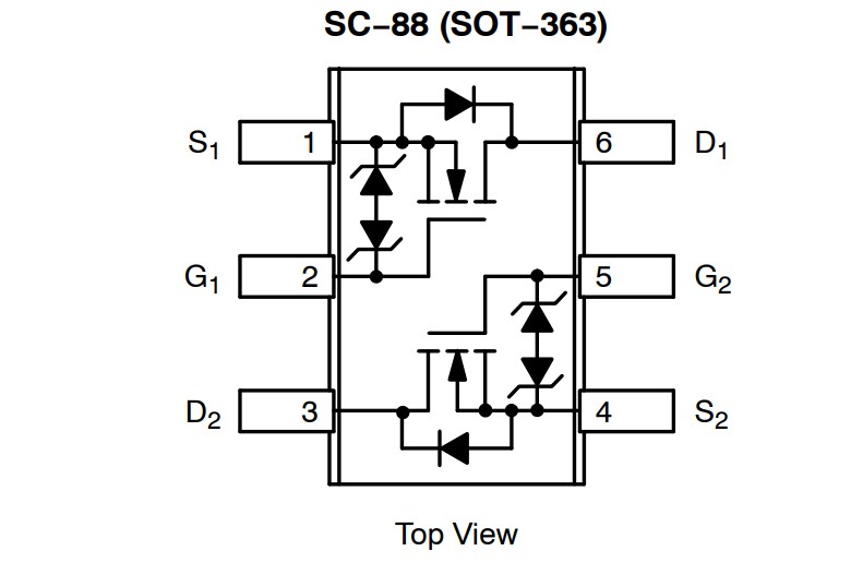 onsemi NTJD5121N/NVJD5121N Dual N-Ch Power MOSFETs