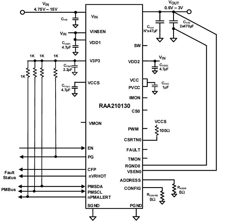Block Diagram - Renesas Electronics RAA210130 Evaluation Board (RTKA210130DE0020BU)