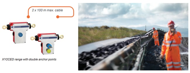 Schneider Electric XY2C Emergency Stop Rope Pull Switches