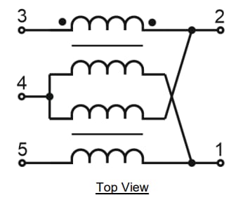 Block Diagram - Qorvo QPP0020 Broadband/CATV Transformer (3.06:1 Ratio)