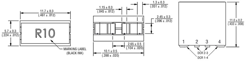 Chart - Bourns TLVR1105T TLVR Inductors
