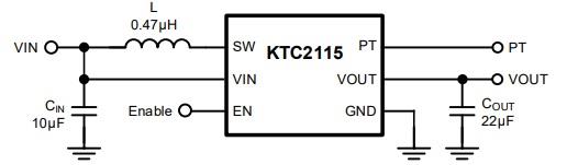 Kinetic Technologies KTC2115 Synchronous Boost Regulator